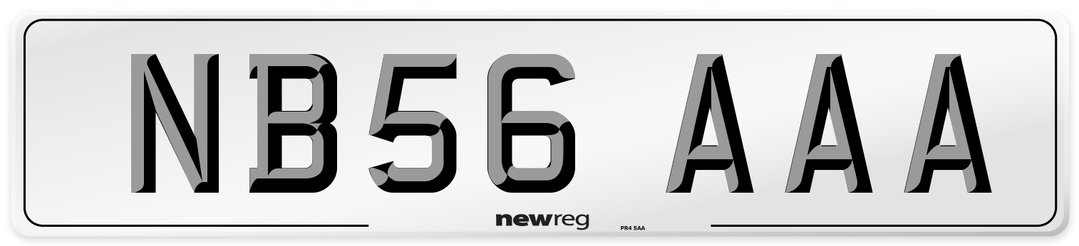 NB56 AAA Number Plate from New Reg